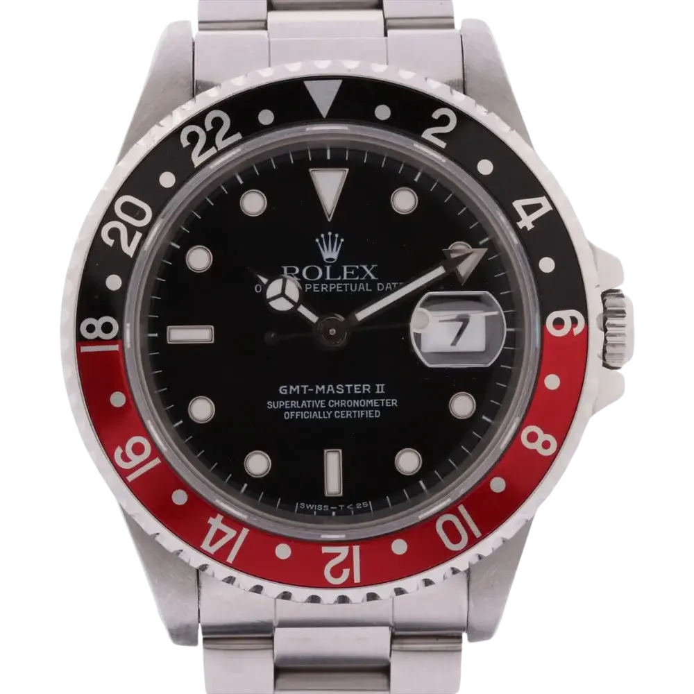 Rolex GMT Master II 16710 SS AT Black Dial
