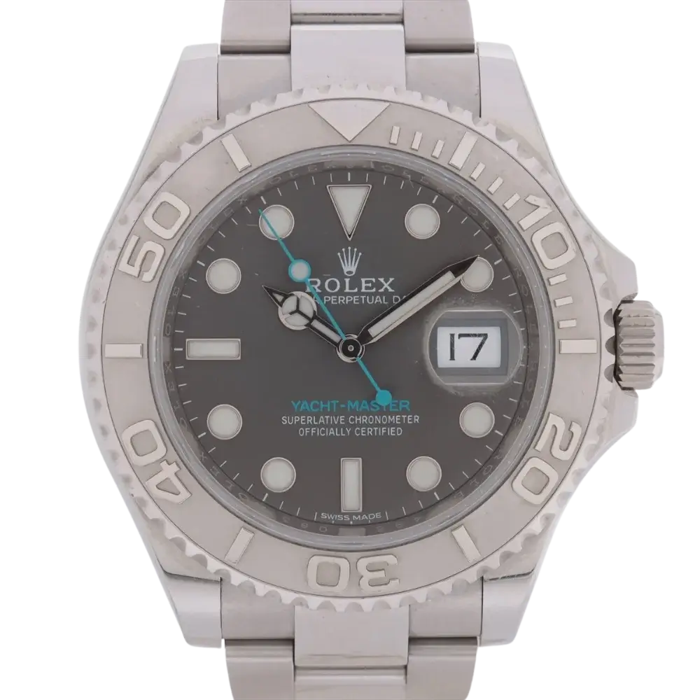 Rolex Yacht-Master 37 268622 SS x PT AT Gray Dial